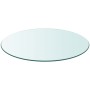 Tablero de mesa de cristal templado redondo 800 mm