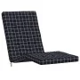 Sun lounger cushions 2 pcs black checkered Oxford fabric by vidaXL, Cushions for chairs and sofas - Ref: Foro24-362000, Price...