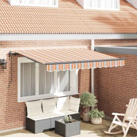 Toldo Retráctil Rayas Multicolor 250 x 200 cm