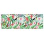 Cojín de tumbona de tela Oxford multicolor 180x60x3 cm
