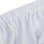 Funda elástica para sofá de 4 plazas poliéster jersey blanca