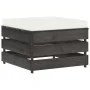 3-piece garden furniture with gray impregnated wood cushions by vidaXL, Garden sets - Ref: Foro24-3068182, Price: 236,47 €, D...