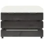 Muebles de jardín 3 piezas con cojines madera impregnada gris de vidaXL, Conjuntos de jardín - Ref: Foro24-3068182, Precio: 2...