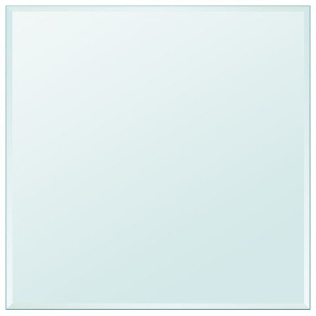 Tablero de mesa de cristal templado cuadrado 800x800 mm en Tableros para mesas | Comprar online en Foro24