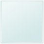 Tablero de mesa de cristal templado cuadrado 800x800 mm en Tableros para mesas | Comprar online en Foro24