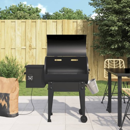 Barbacoa de pellets hierro negro 94 cm de vidaXL, Barbacoas - Ref: Foro24-360067, Precio: 476,62 €, Descuento: %