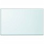 Tablero de mesa de cristal templado cuadrado 1000x620 mm