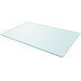 Tablero de mesa de cristal templado cuadrado 1000x620 mm