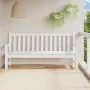 Cojín para banco de jardín tela estampado de hojas 200x50x3 cm de vidaXL, Cojines para sillas y sofás - Ref: Foro24-361204, P...