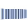 Toldo Retráctil Rayado Azul y 350 x 200 cm Tela, metal