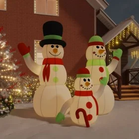 Inflatable snowman family with LED 360 cm by vidaXL, Christmas lights - Ref: Foro24-345384, Price: 138,90 €, Discount: %