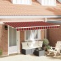 Toldo Retráctil Multicolor 350 x 200 cm Poliéster y Aluminio