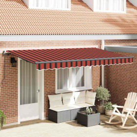 Toldo Retráctil Multicolor 350 x 200 cm Poliéster y Aluminio