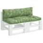Palettenkissen 2 Einheiten Oxford Stoff Blattdruck von vidaXL, Kissen für Stühle und Sofas - Ref: Foro24-360941, Preis: 60,57...