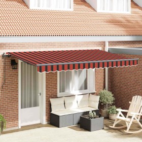 Toldo Retráctil Multicolor 350 x 200 cm Poliéster y Aluminio