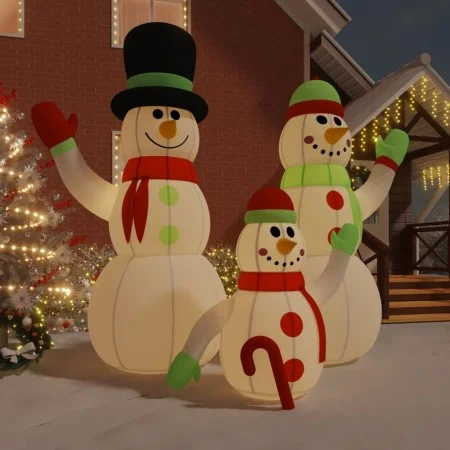 Inflatable snowman family with LED 500 cm by vidaXL, Christmas lights - Ref: Foro24-345387, Price: 108,00 €, Discount: %