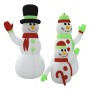 Aufblasbare Schneemannfamilie mit LED 500 cm von vidaXL, Weihnachtsbeleuchtung - Ref: Foro24-345387, Preis: 108,00 €, Rabatt: %
