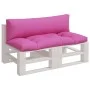 Palettenkissen 2 Stück rosa Oxford-Stoff von vidaXL, Kissen für Stühle und Sofas - Ref: Foro24-360942, Preis: 48,16 €, Rabatt: %