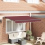 Toldo Retráctil Burdeos 350 x 200 cm Poliéster y Aluminio