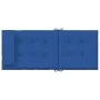 High back chair cushions 4 pcs in blue klein Oxford fabric by vidaXL, Cushions for chairs and sofas - Ref: Foro24-361905, Pri...
