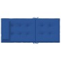 Stuhlkissen mit hoher Rückenlehne 4 Stück Oxford blau klein Stoff von vidaXL, Kissen für Stühle und Sofas - Ref: Foro24-36190...