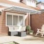 Toldo Retráctil Manual Antracita y 350x200 cm tela
