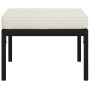 Garden footrest 2 pcs steel cushions sand color 60x60x35cm by vidaXL, Modular outdoor sofas - Ref: Foro24-362725, Price: 137,...