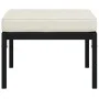 Garden footrest 2 pcs steel cushions sand color 60x60x35cm by vidaXL, Modular outdoor sofas - Ref: Foro24-362725, Price: 135,...