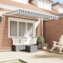 Toldo Retráctil Manual Antracita y 350x200 cm tela