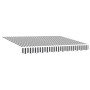 Toldo Retráctil Antracita y Blanco 350 x 200 cm