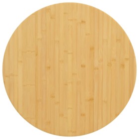 Tablero de mesa de bambú Ø90x1,5 cm