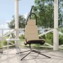 Hängender Gartenstuhl mit Stahlkissen und cremefarbenem Oxford-Stoff von vidaXL, Gartenwippen - Ref: Foro24-362727, Preis: 11...