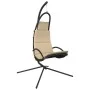 Hanging garden chair with steel cushion and cream Oxford fabric by vidaXL, Garden rockers - Ref: Foro24-362727, Price: 115,89...