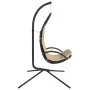 Hanging garden chair with steel cushion and cream Oxford fabric by vidaXL, Garden rockers - Ref: Foro24-362727, Price: 115,89...