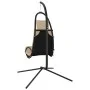 Hanging garden chair with steel cushion and cream Oxford fabric by vidaXL, Garden rockers - Ref: Foro24-362727, Price: 115,89...
