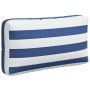 Cojines para palés 3 piezas tela Oxford azul y blanco a rayas by vidaXL, Cushions for chairs and sofas - Ref: Foro24-360959, ...