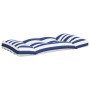 Cojines para palés 3 piezas tela Oxford azul y blanco a rayas by vidaXL, Cushions for chairs and sofas - Ref: Foro24-360959, ...