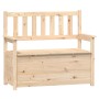 Banco de madera maciza de pino 112,5x51,5x96,5 cm de vidaXL, Bancos - Ref: Foro24-823559, Precio: 119,68 €, Descuento: %