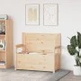 Bank aus massivem Kiefernholz, 112,5 x 51,5 x 96,5 cm von vidaXL, Banken - Ref: Foro24-823559, Preis: 118,52 €, Rabatt: %