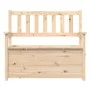 Bank aus massivem Kiefernholz, 112,5 x 51,5 x 96,5 cm von vidaXL, Banken - Ref: Foro24-823559, Preis: 118,52 €, Rabatt: %