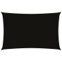 Toldo de vela rectangular tela Oxford negro 2x5 m