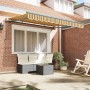 Toldo Retráctil Multicolor 350 x 200 cm Poliéster y Aluminio