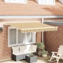 Toldo Retráctil Multicolor 350 x 200 cm Poliéster y Aluminio