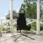 Garten-Hängesessel mit Stahlkissen und schwarzem Oxford-Stoff von vidaXL, Gartenwippen - Ref: Foro24-362728, Preis: 112,34 €,...