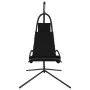Garten-Hängesessel mit Stahlkissen und schwarzem Oxford-Stoff von vidaXL, Gartenwippen - Ref: Foro24-362728, Preis: 109,83 €,...