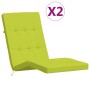 Cojines para tumbona 2 uds tela Oxford verde brillo de vidaXL, Cojines para sillas y sofás - Ref: Foro24-361995, Precio: 49,4...