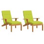 Liegekissen 2 Stück hellgrüner Oxford-Stoff von vidaXL, Kissen für Stühle und Sofas - Ref: Foro24-361995, Preis: 49,44 €, Rab...