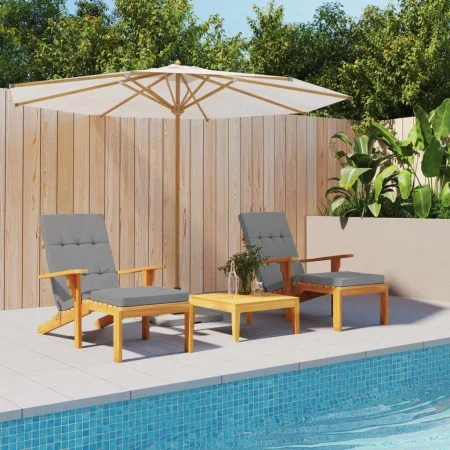 Cushions for sun lounger 2 pcs Oxford fabric gray by vidaXL, Cushions for chairs and sofas - Ref: Foro24-361985, Price: 48,76...