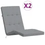 Cushions for sun lounger 2 pcs Oxford fabric gray by vidaXL, Cushions for chairs and sofas - Ref: Foro24-361985, Price: 48,76...