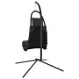 Garden hanging chair with steel cushion and dark gray Oxford fabric by vidaXL, Garden rockers - Ref: Foro24-362729, Price: 12...